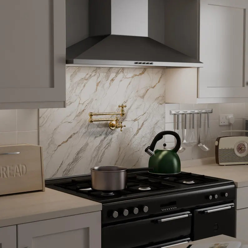 Unlacquered Classic Brass Pot Filler Faucet