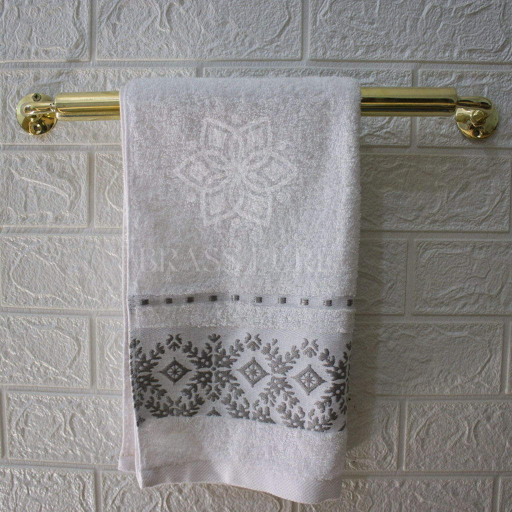 Unlacquered Brass Towel Hanger Bathroom