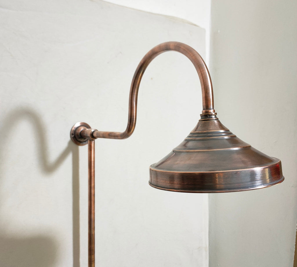 Copper Indoor and outdoor Shower System High Pressure with Round Shower Head